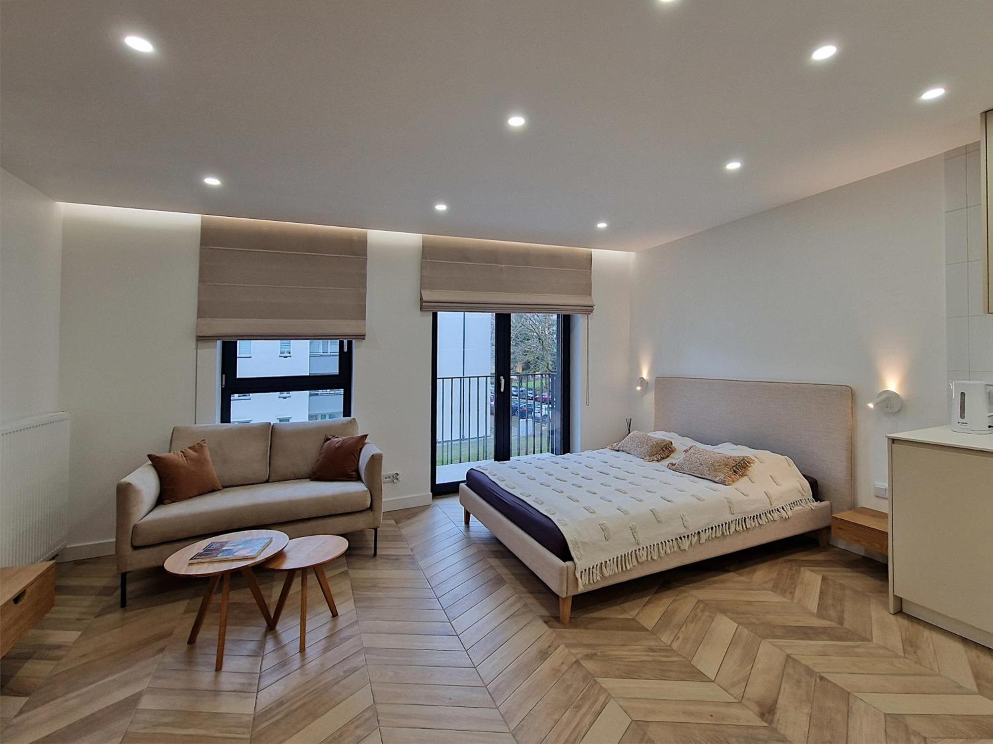 New Funcional Easy Stay High Standard Krakow Apartment Free Garage Parking Экстерьер фото